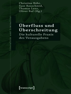 cover image of Überfluss und Überschreitung
